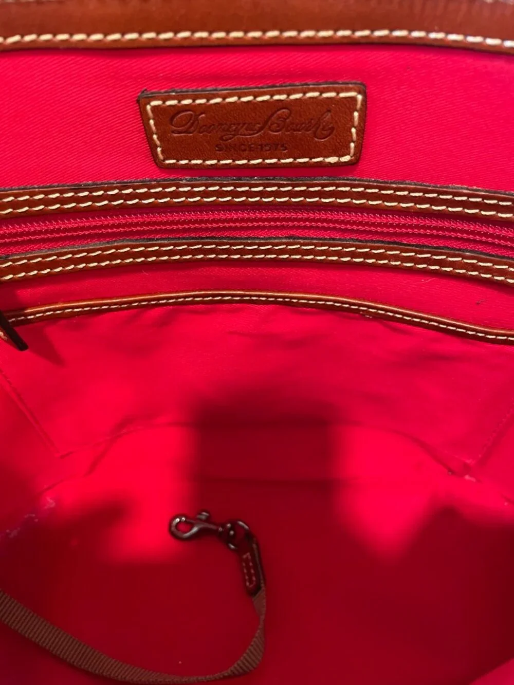 Dooney & Bourke Pebble Leather Domed Satchel Mustard Yellow
